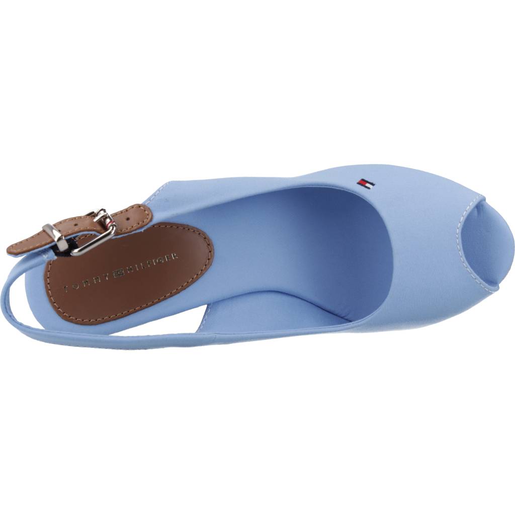 TOMMY HILFIGER  ICONIC ELENA SLING BACK en color AZUL  (7)