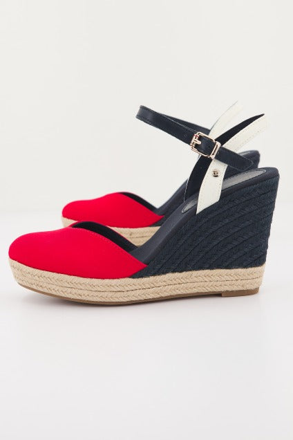 TOMMY HILFIGER BASIC CLOSED TOE HIGH WE en color ROJO  (1)