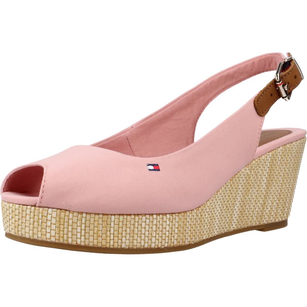 TOMMY HILFIGER ICONIC ELBA SLING BACK W en color ROSA  (1)