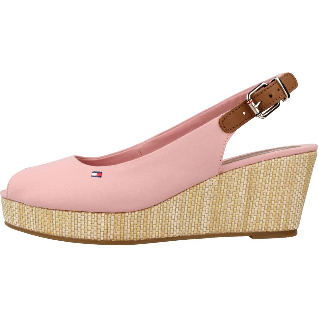 TOMMY HILFIGER ICONIC ELBA SLING BACK W en color ROSA  (2)