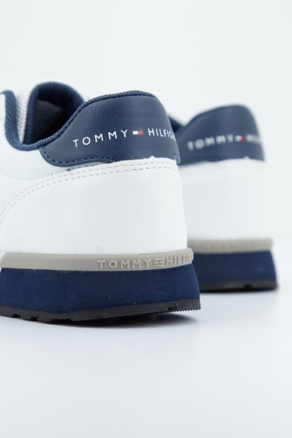 TOMMY HILFIGER SCARPA BASSA STRINGA BIA en color BLANCO  (2)