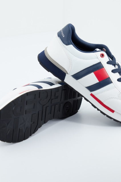 TOMMY HILFIGER SCARPA BASSA STRINGA BIA en color BLANCO  (4)