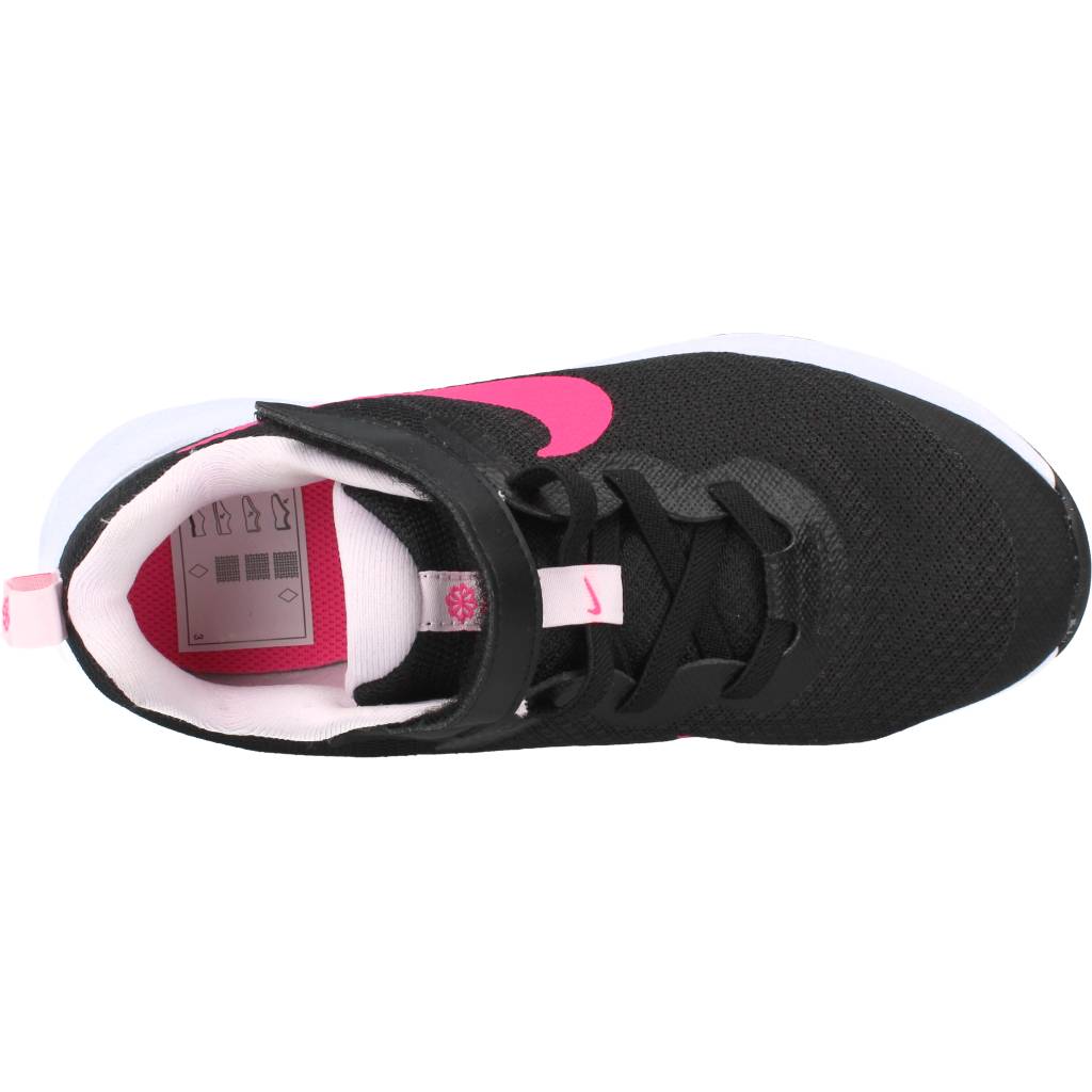 NIKE  REVOLUTION  en color NEGRO  (7)