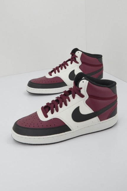 NIKE COURT VISION MID NEXT N en color BURDEOS  (1)