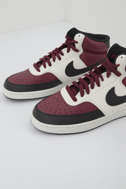 NIKE COURT VISION MID NEXT N en color BURDEOS  (4)