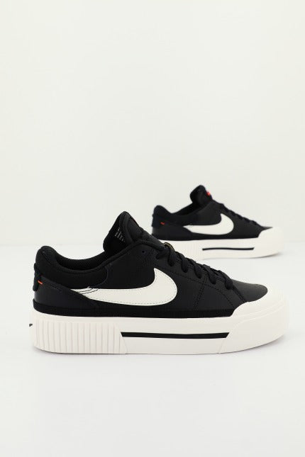 NIKE WMNS NIKE COURT LEGACY LIFT en color NEGRO  (2)