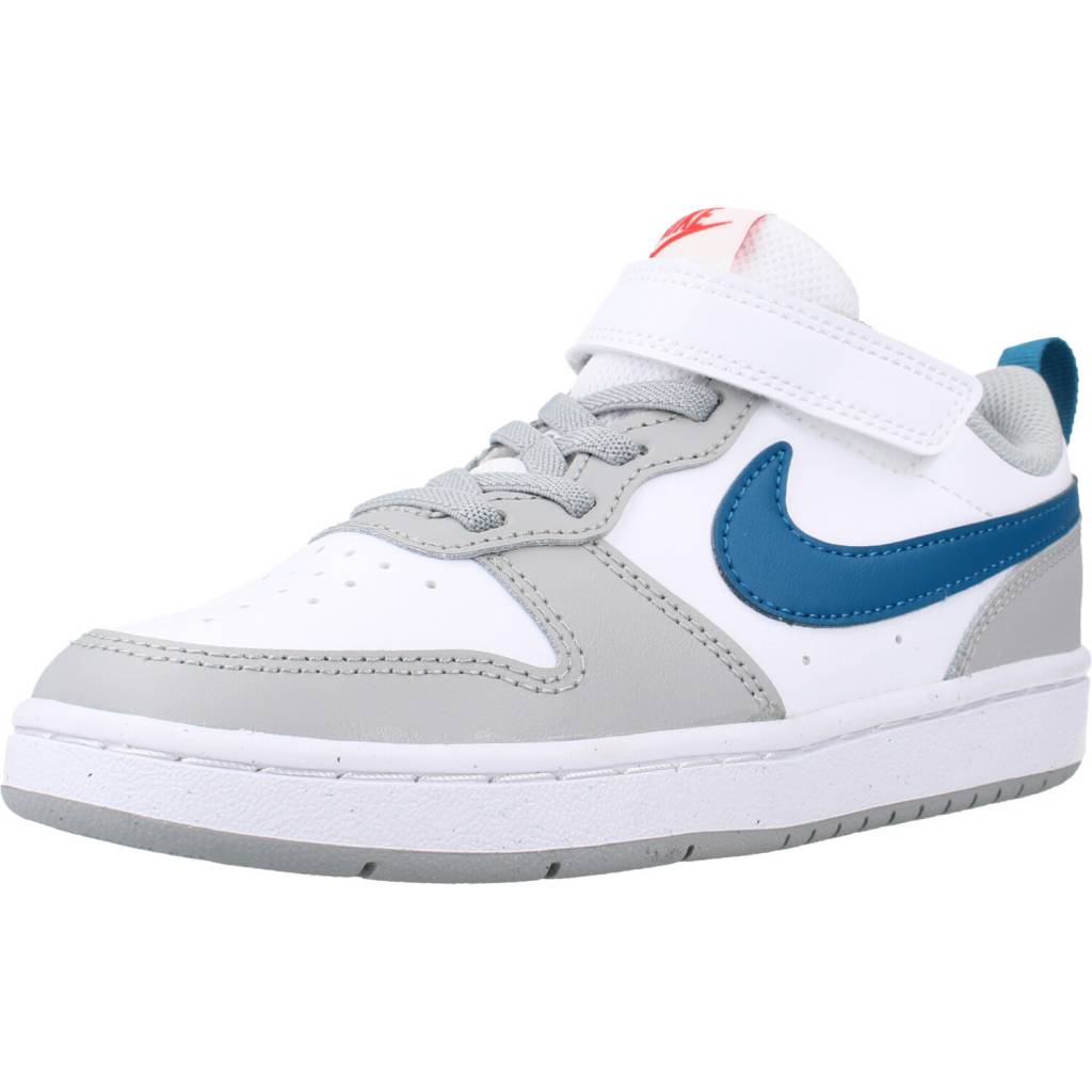 NIKE COURT BOROUGH LOW  LIT en color BLANCO  (1)