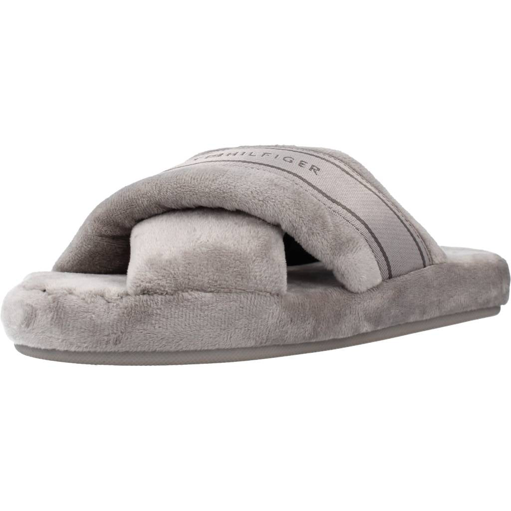 TOMMY HILFIGER  COMFY HOME SLIPPERS WITH en color GRIS  (1)