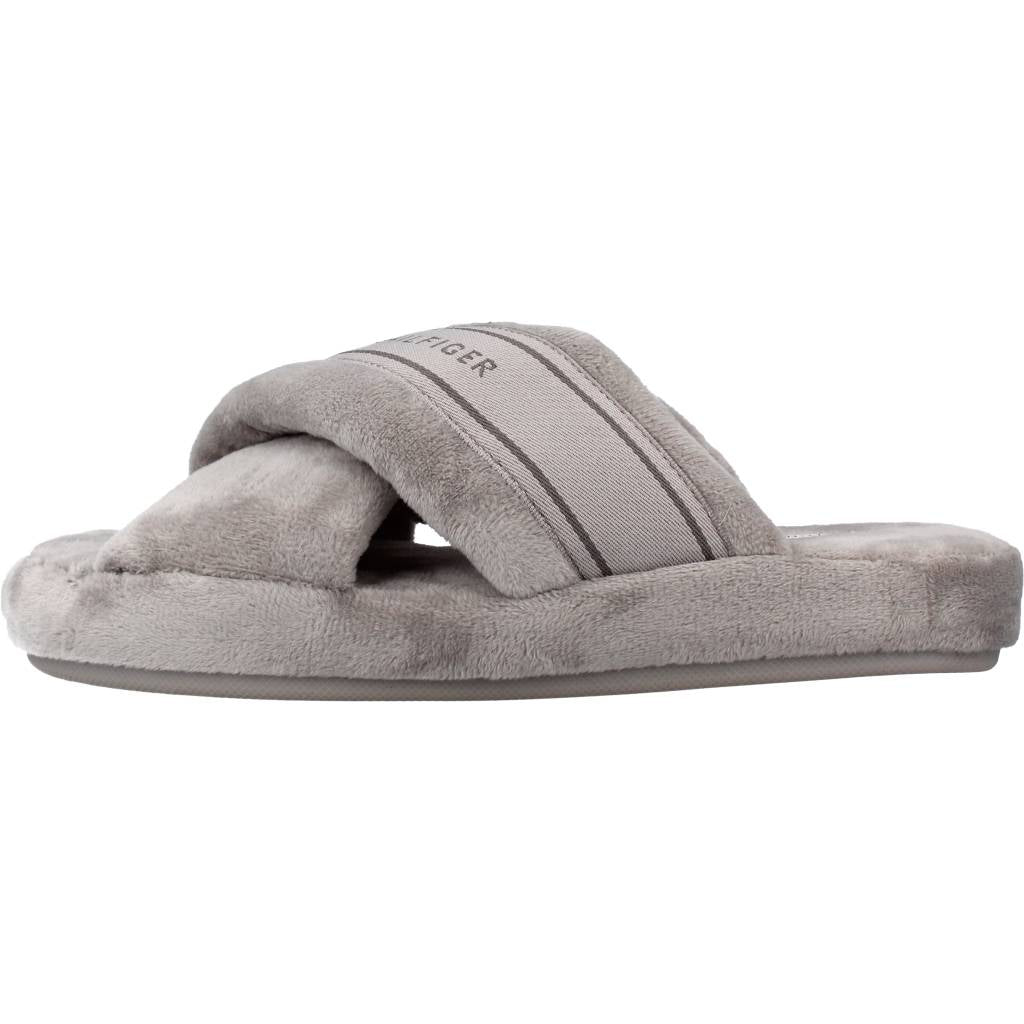 TOMMY HILFIGER  COMFY HOME SLIPPERS WITH en color GRIS  (2)