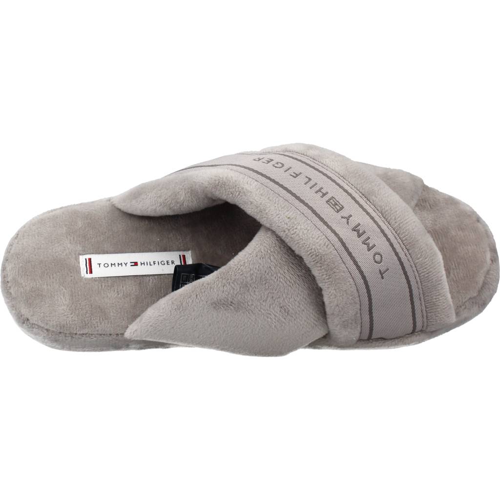 TOMMY HILFIGER  COMFY HOME SLIPPERS WITH en color GRIS  (7)