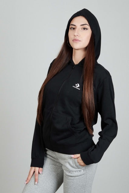 CONVERSE CLASSIC HOODIE en color NEGRO  (3)