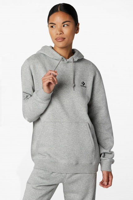 CONVERSE STAR CHEVRON HOODIE BB en color GRIS  (2)