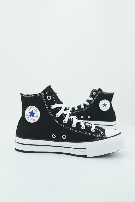 CONVERSE CHUCK TAYLOR ALL STAR PLATFORM en color NEGRO  (1)