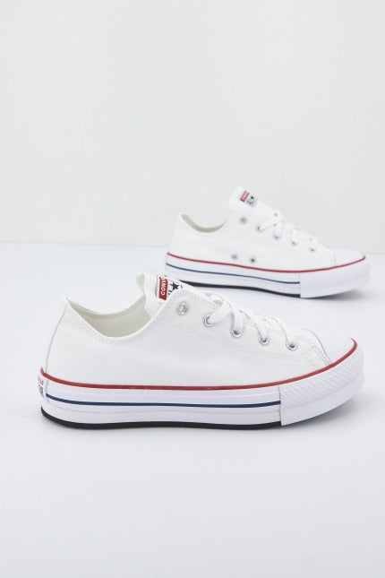 CONVERSE CHUCK TAYLOR ALL STAR EVA LIFT PLATFORM UNISEX en color BLANCO  (2)