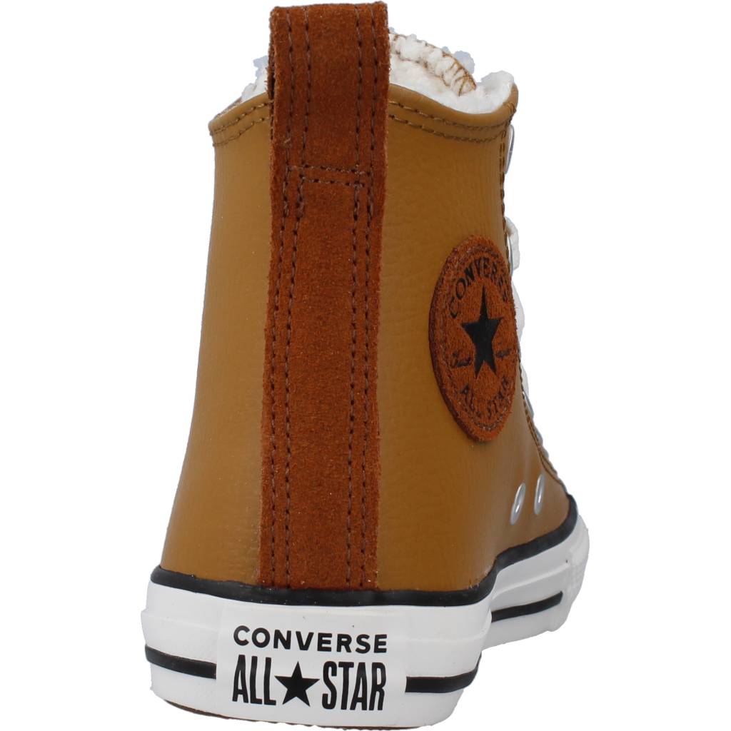 CONVERSE LINED LEATHER en color AMARILLO  (3)