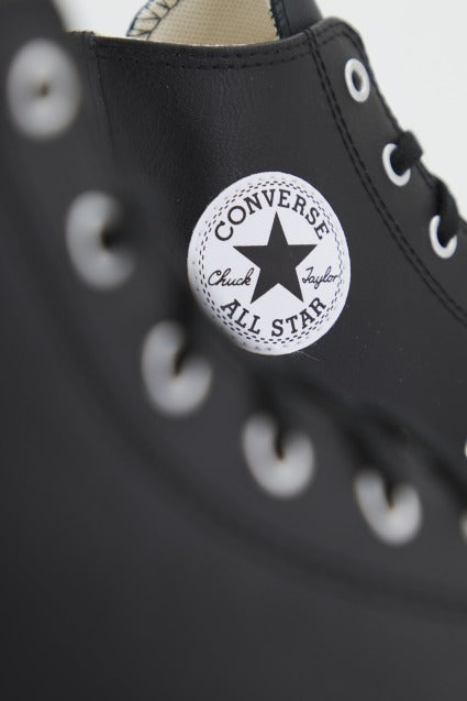 CONVERSE CTAS EVA LIFT HI LEATHER en color NEGRO  (3)