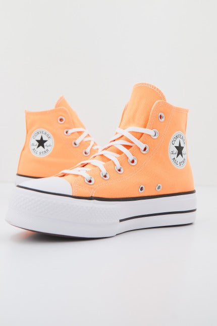 CONVERSE CHUCK TAYLOR ALL STAR HI LIFT en color NARANJA  (1)