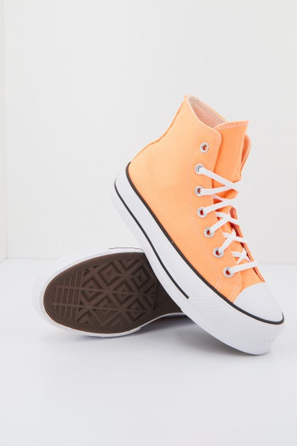 CONVERSE CHUCK TAYLOR ALL STAR HI LIFT en color NARANJA  (3)