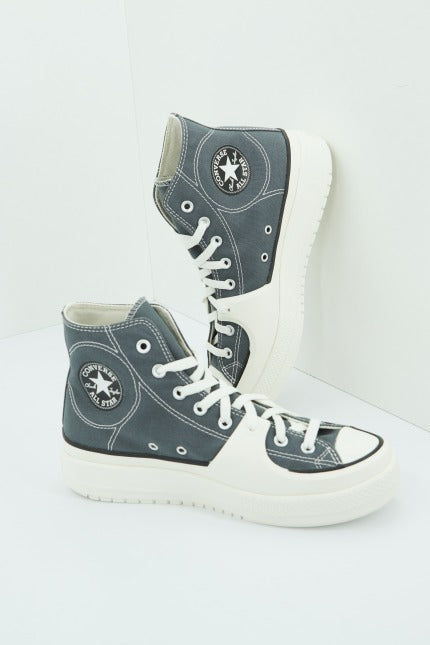 CONVERSE CHUCK TAYLOR ALL STAR CONSTRUCT HI en color GRIS  (1)