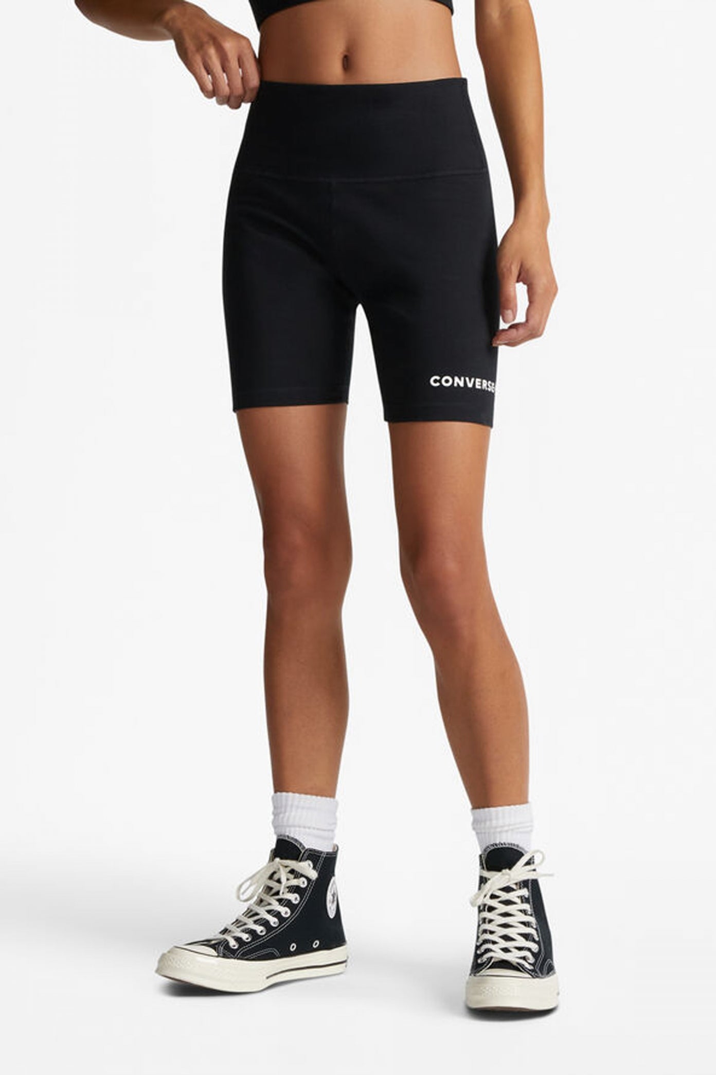 CONVERSE WORDMARK BIKE SHORT en color NEGRO  (1)