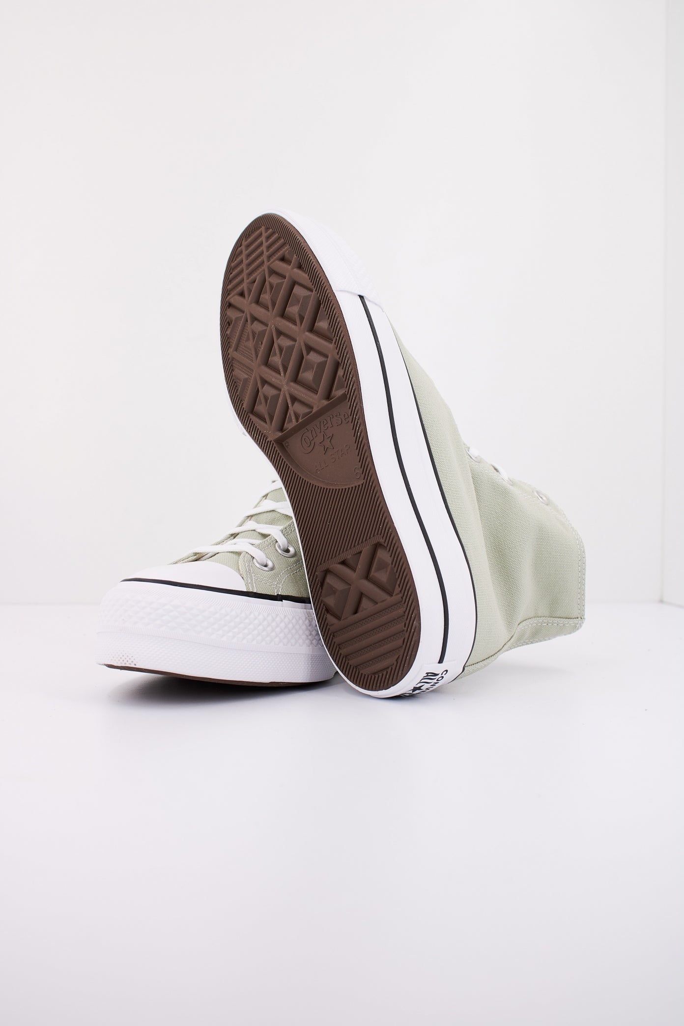 CONVERSE CHUCK TAYLOR ALL STAR LIFT HI en color VERDE  (5)