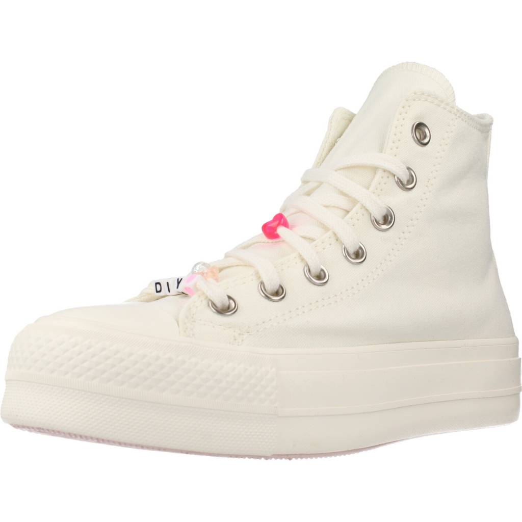 CONVERSE CHUCK TAYLOR ALL STAR LIFT HI en color BLANCO  (1)