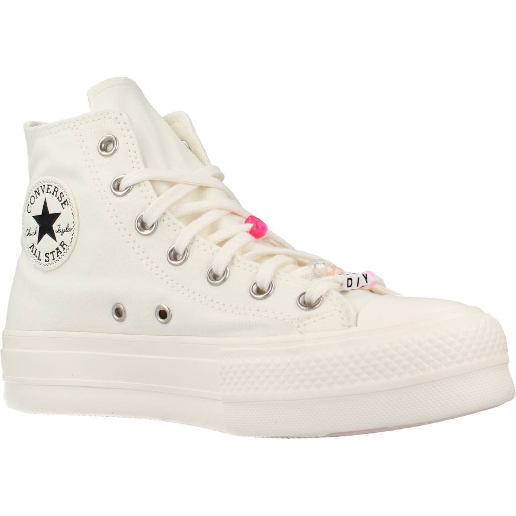 CONVERSE CHUCK TAYLOR ALL STAR LIFT HI en color BLANCO  (5)