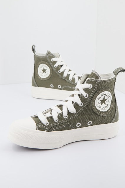 CONVERSE CHUCK TAYLOR ALL STAR LIFT HI en color VERDE  (1)