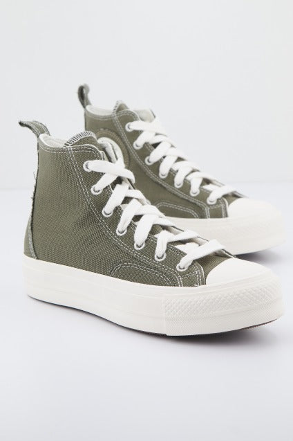 CONVERSE CHUCK TAYLOR ALL STAR LIFT HI en color VERDE  (2)