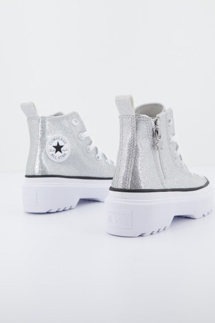 CONVERSE CHUCK TAYLOR ALL STAR EVA LIFT HI en color PLATA  (3)