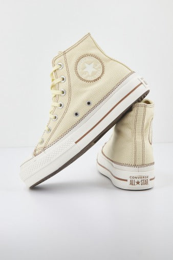 CONVERSE CHUCK TAYLOR ALL STAR LIFT PLATFORM CONTRAST STITCHING en color AMARILLO  (2)