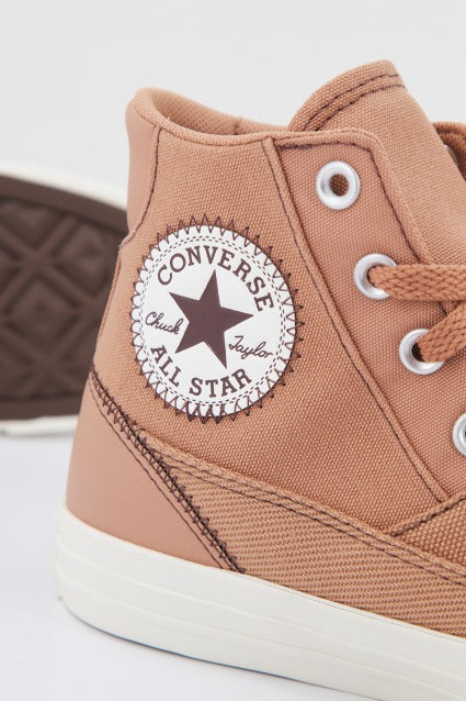 CONVERSE CHUCK TAYLOR ALL STAR PATCHWORK en color MARRON CLARO  (4)