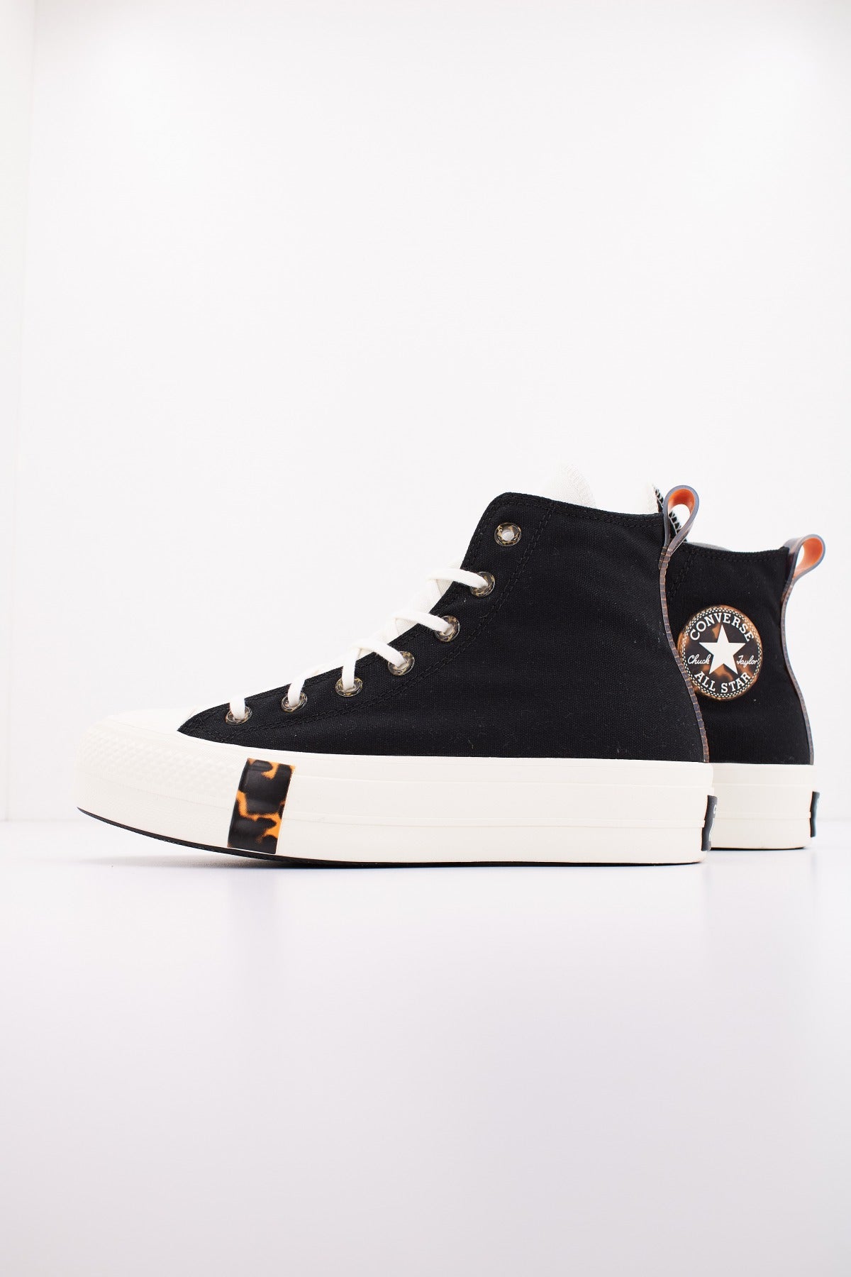 CONVERSE CHUCK TAYLOR ALL STAR LIFT PLATFORM TORTOISE en color NEGRO  (1)