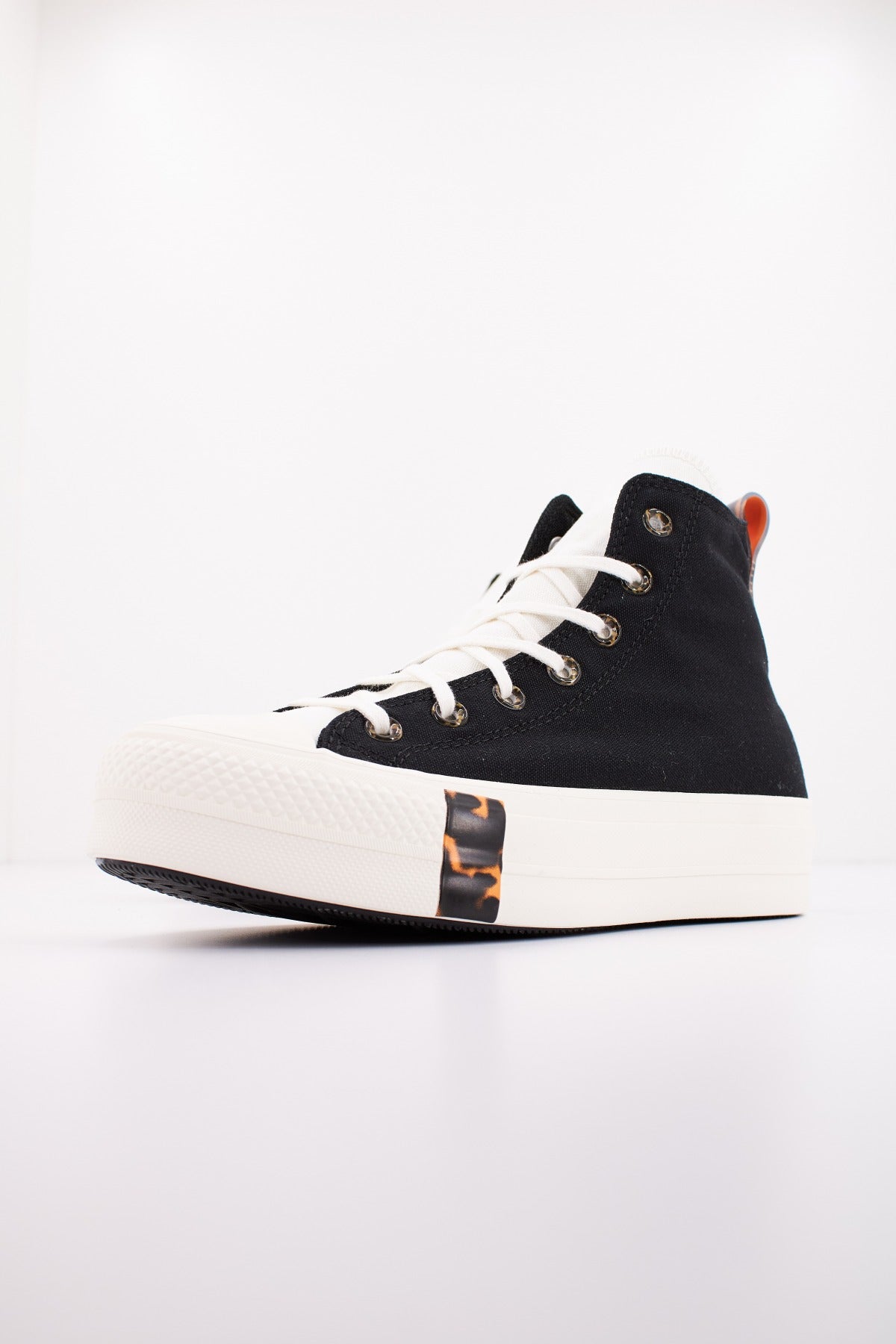 CONVERSE CHUCK TAYLOR ALL STAR LIFT PLATFORM TORTOISE en color NEGRO  (2)