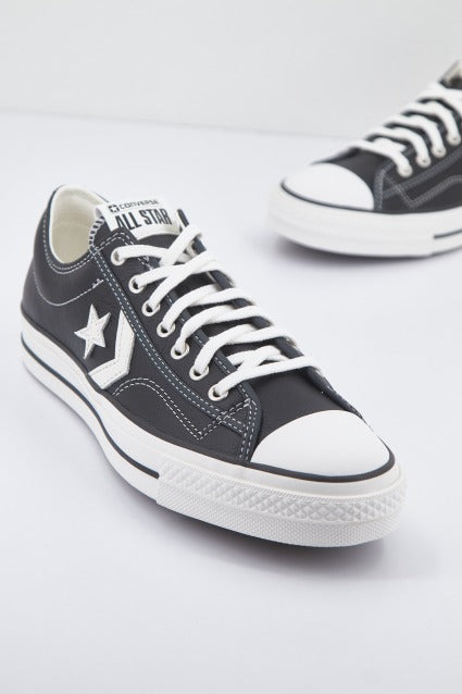 CONVERSE STAR PLAYER  FALL LEATHER en color NEGRO  (3)