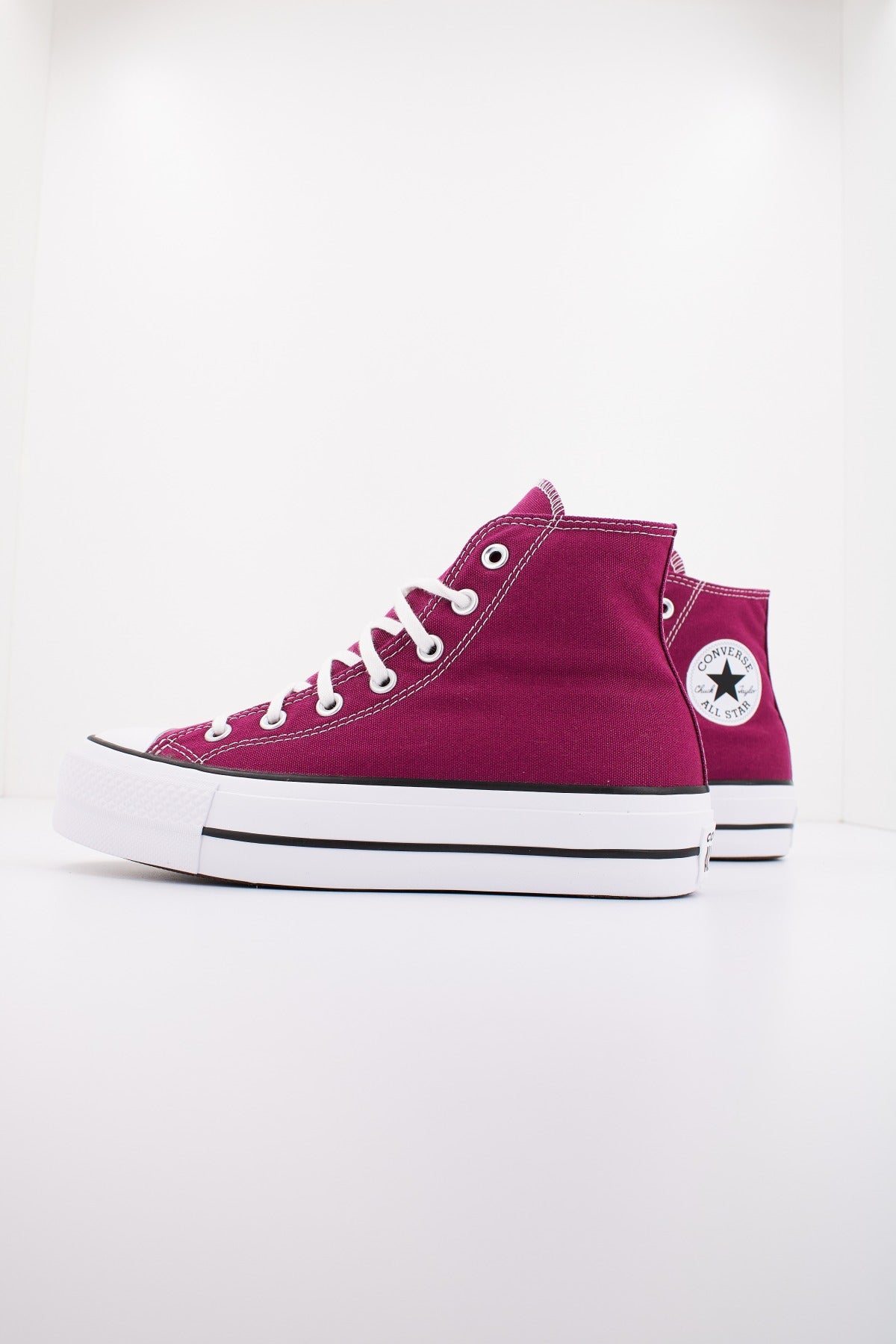 CONVERSE COLOR PLATFORM CHUCK TAYLOR ALL STAR en color BURDEOS  (1)