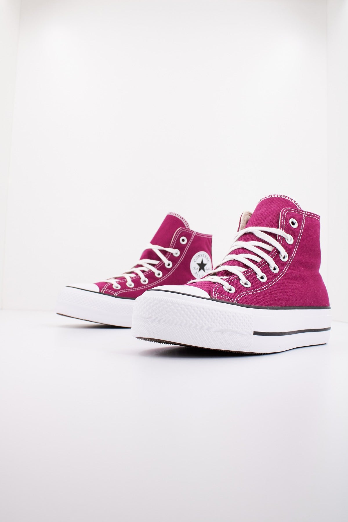 CONVERSE COLOR PLATFORM CHUCK TAYLOR ALL STAR en color BURDEOS  (2)