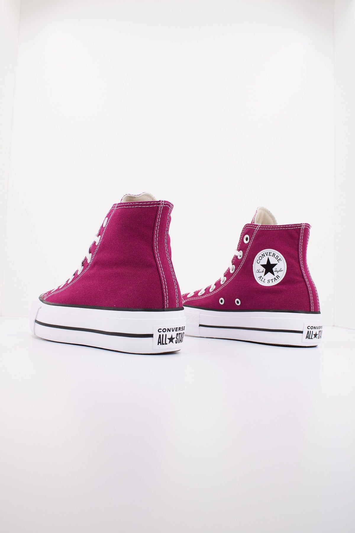 CONVERSE COLOR PLATFORM CHUCK TAYLOR ALL STAR en color BURDEOS  (3)