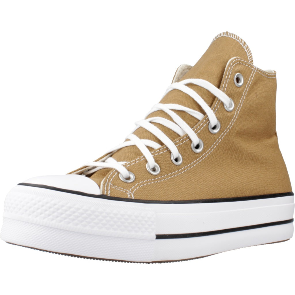 CONVERSE CHUCK TAYLOR ALL STAR PLATFORM en color MARRON  (1)