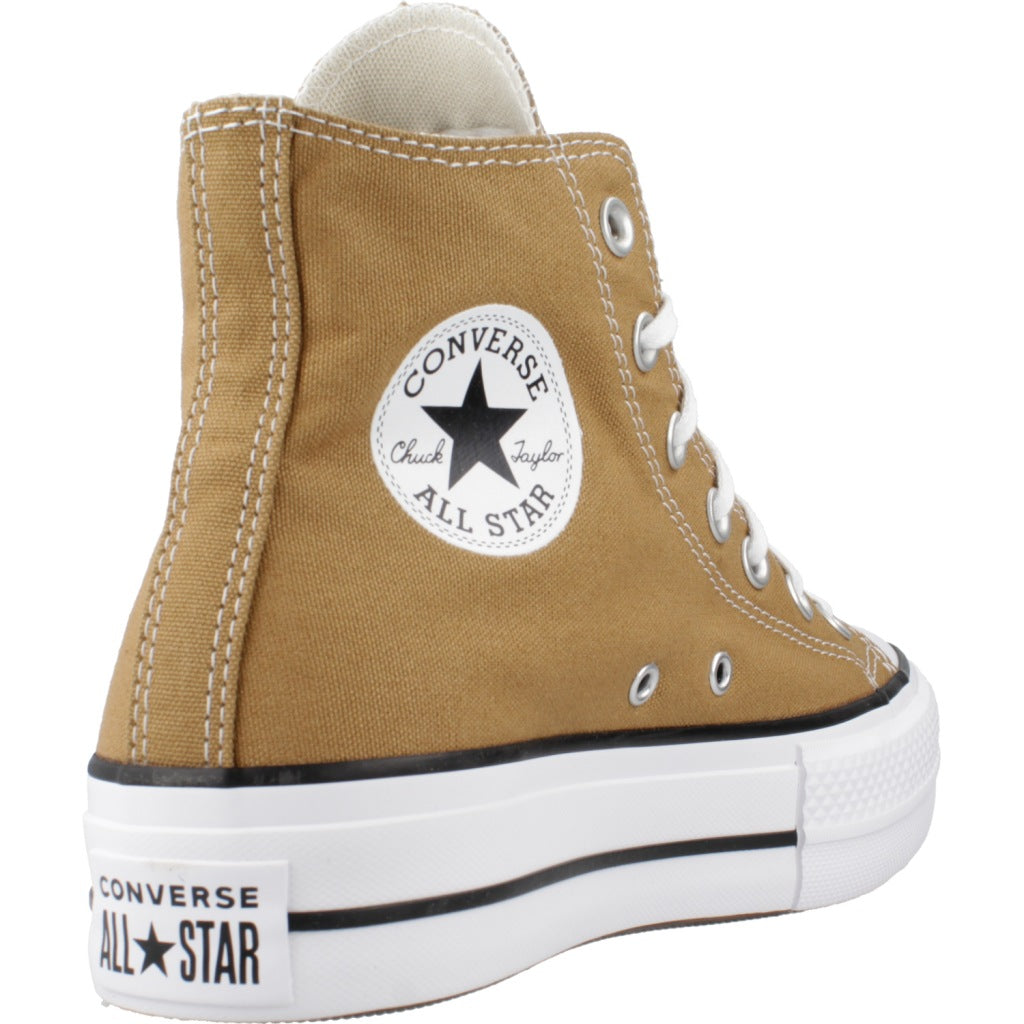 CONVERSE CHUCK TAYLOR ALL STAR PLATFORM en color MARRON  (3)