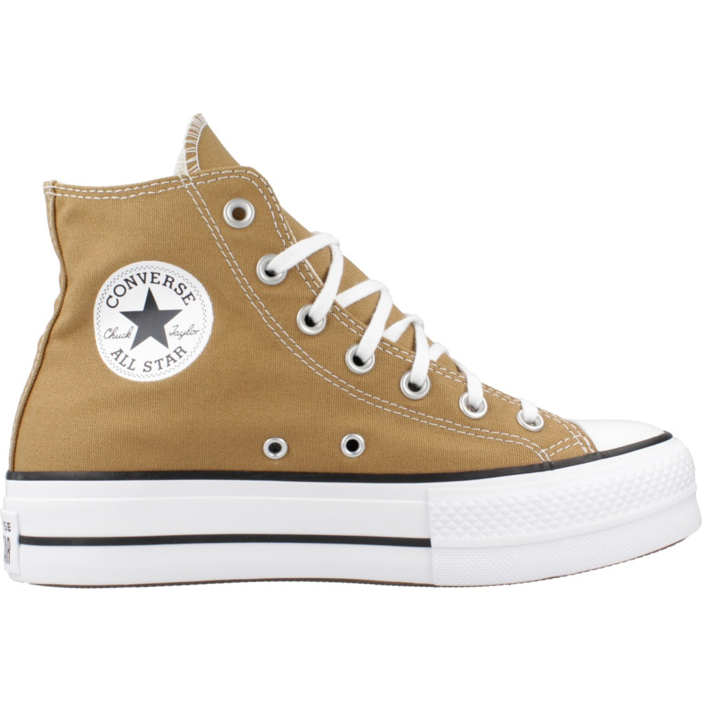 CONVERSE CHUCK TAYLOR ALL STAR PLATFORM en color MARRON  (4)