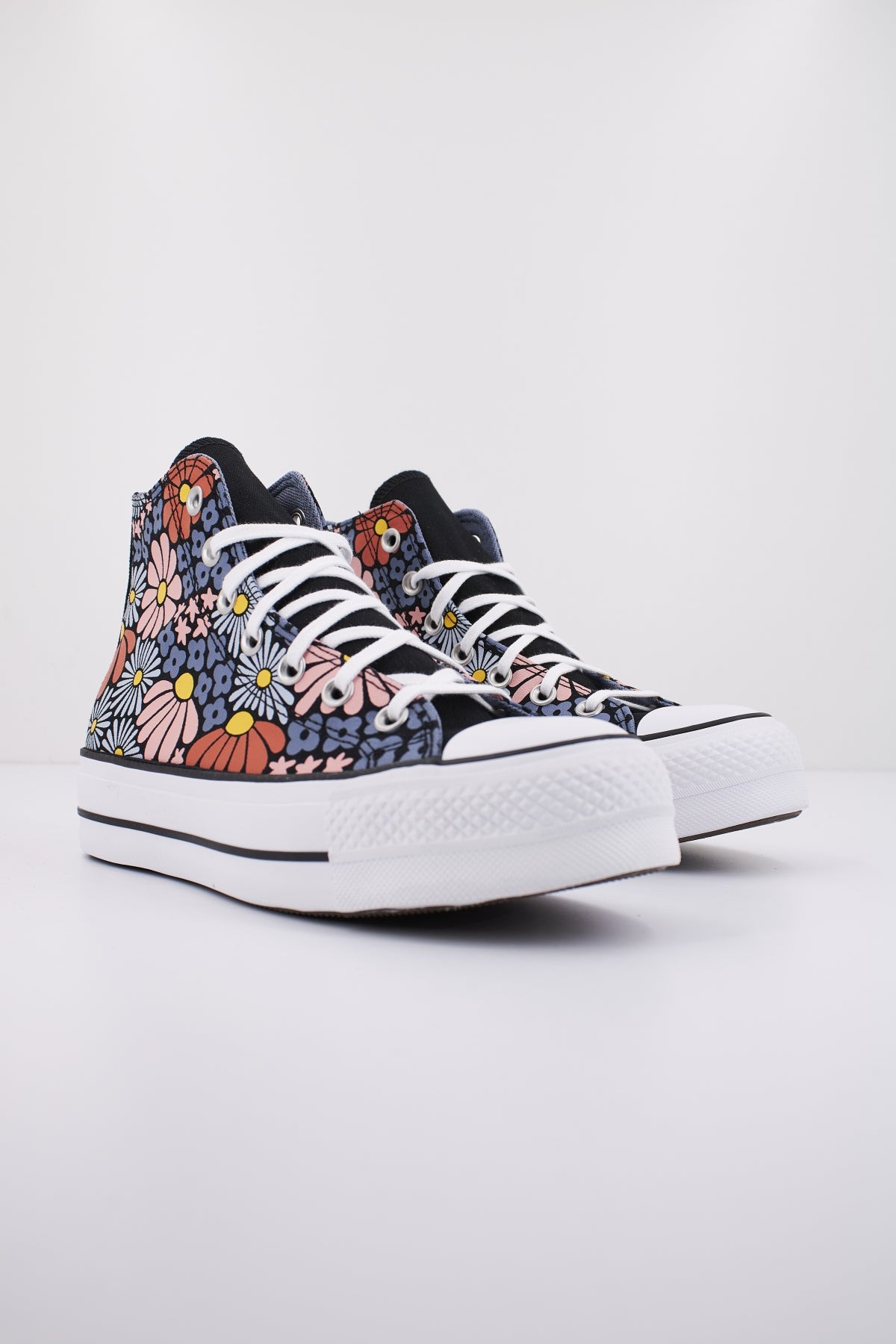 CONVERSE CHUCK TAYLOR ALL STAR LIFT HI en color FLORAL  (2)