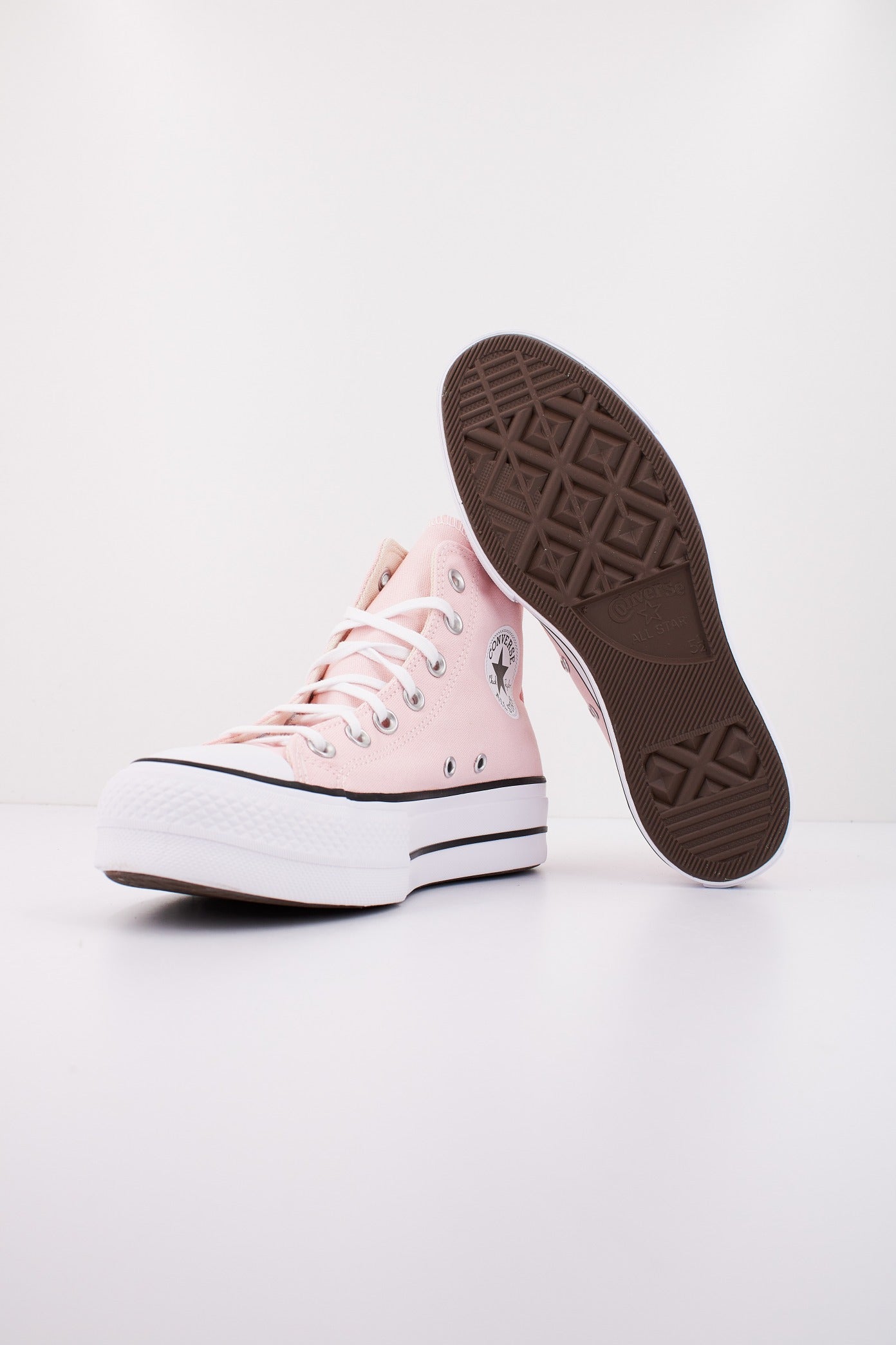 CONVERSE CHUCK TAYLOR ALL STAR PLATFORM en color ROSA  (4)