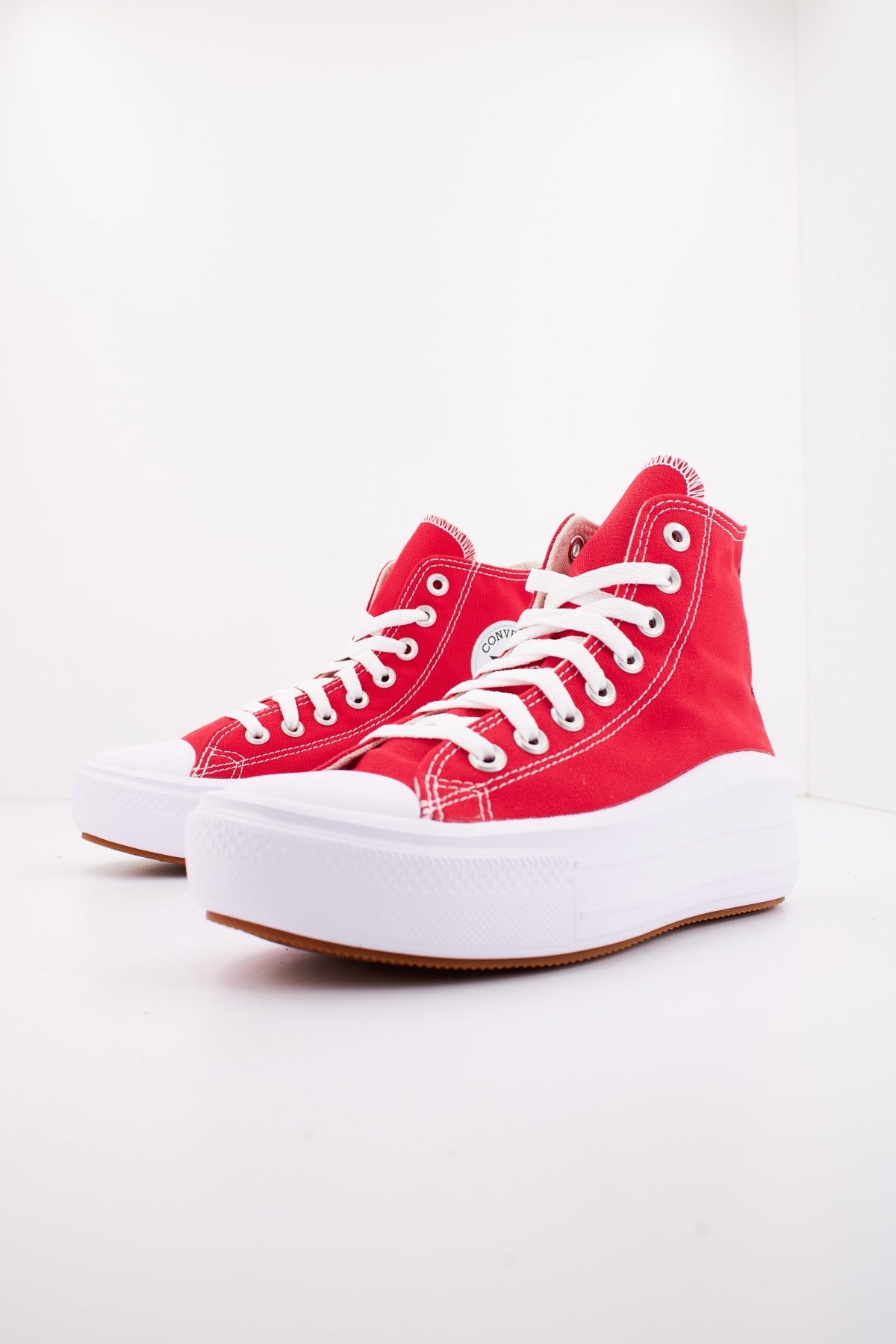 CONVERSE CHUCK TAYLOR ALL STAR MOVE PLATFORM en color ROJO  (2)