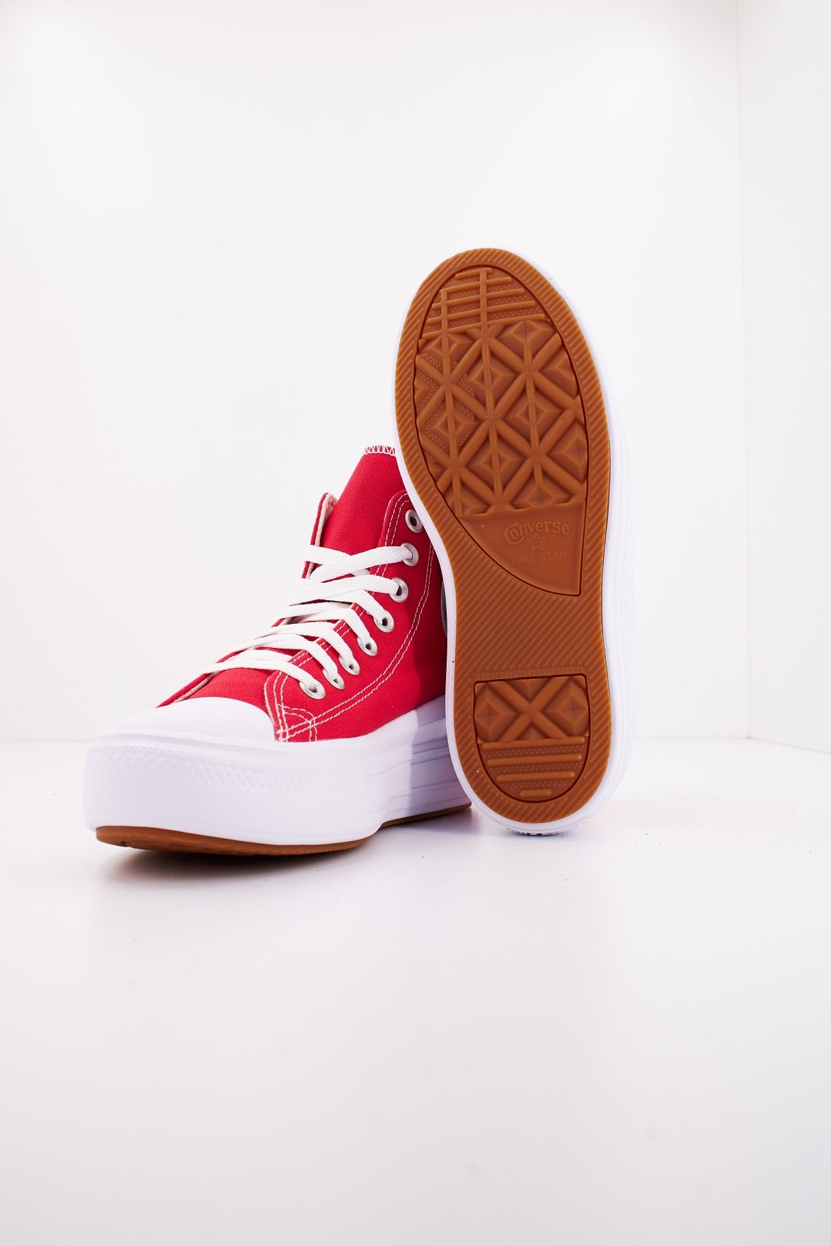 CONVERSE CHUCK TAYLOR ALL STAR MOVE PLATFORM en color ROJO  (4)