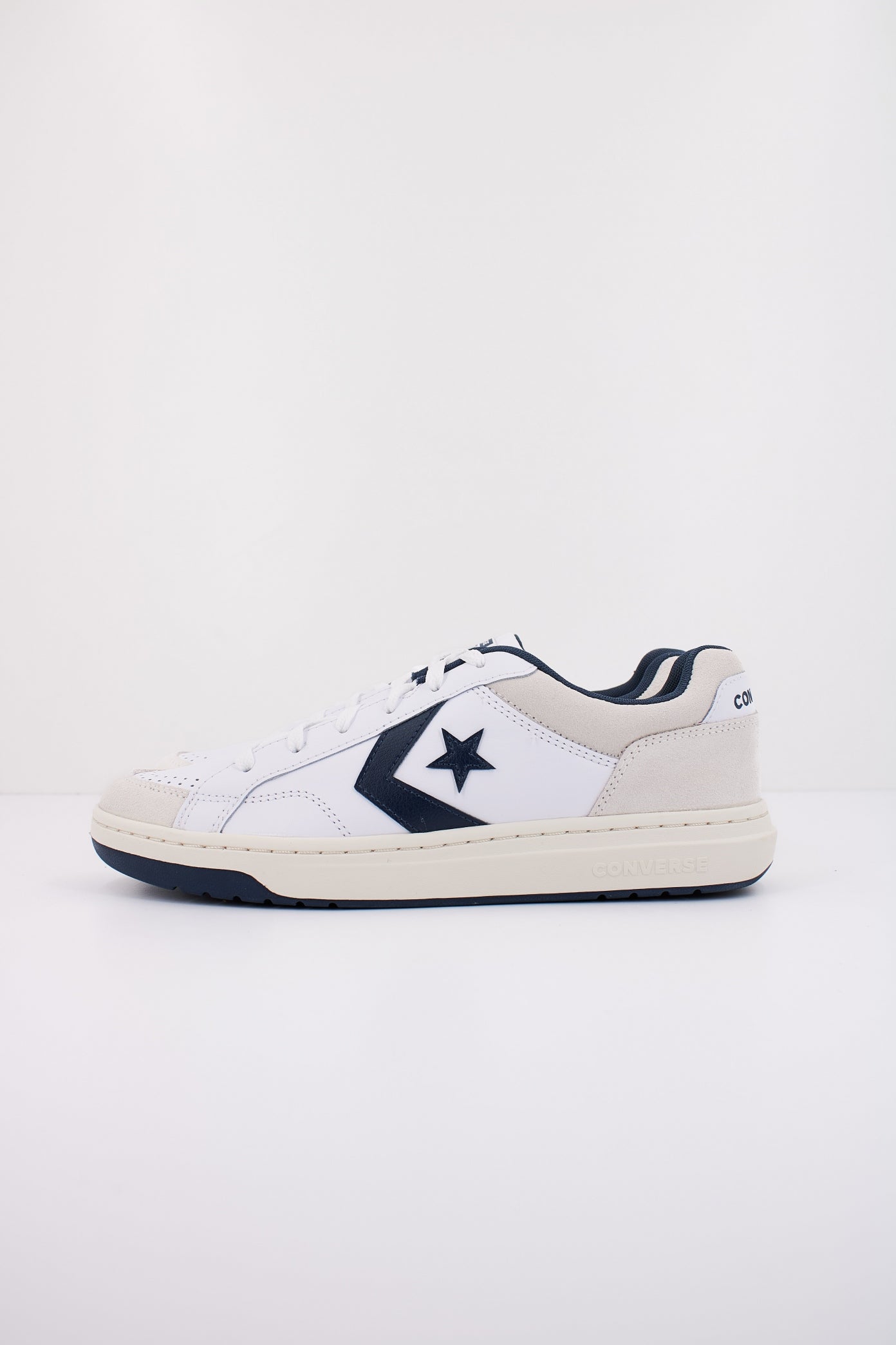 CONVERSE PRO BLAZE CLASSIC LEATHER & SUEDE  en color BLANCO  (1)