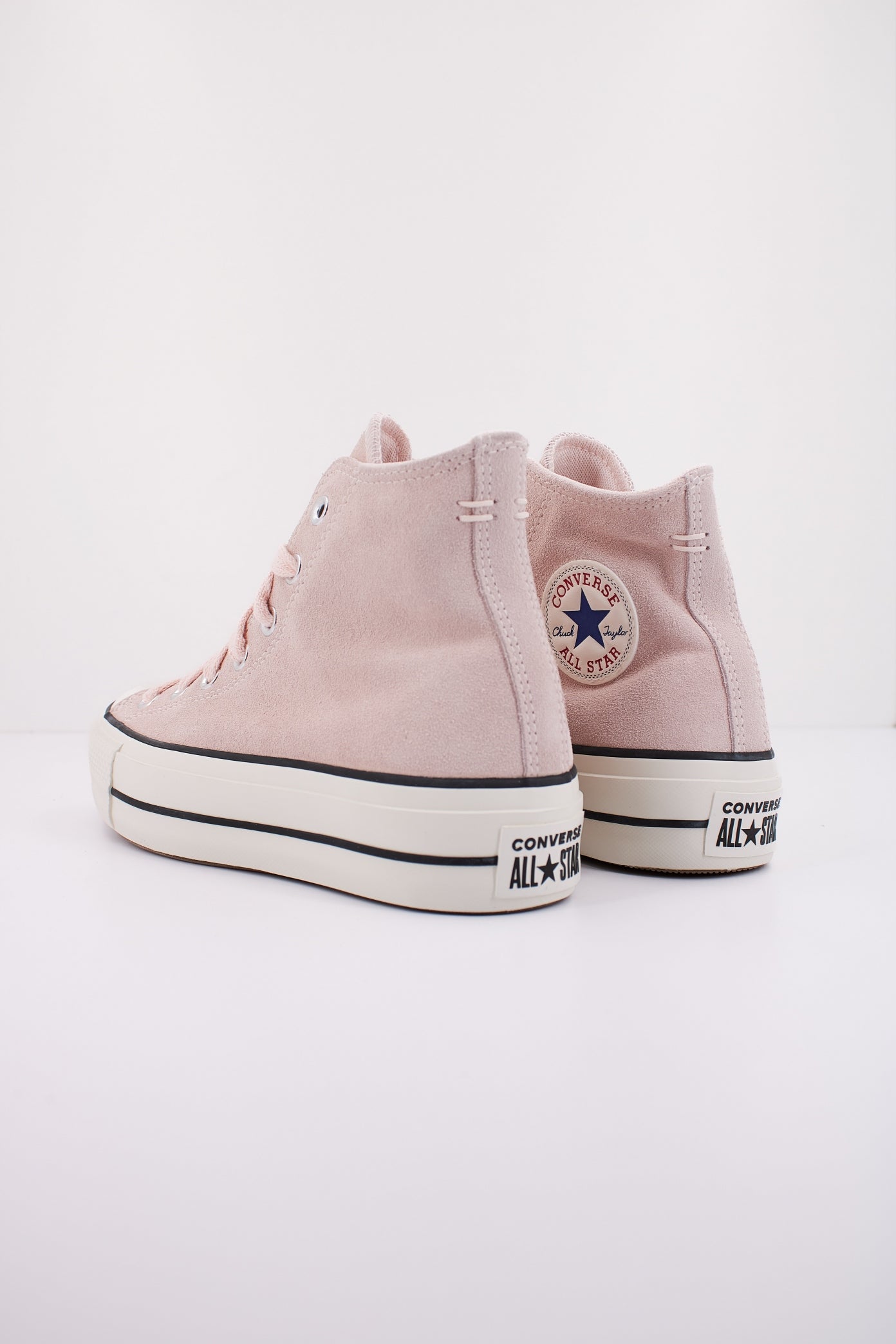 CONVERSE CHUCK TAYLOR ALL STAR LIFT PLATAFORM SUEDE en color ROSA  (4)