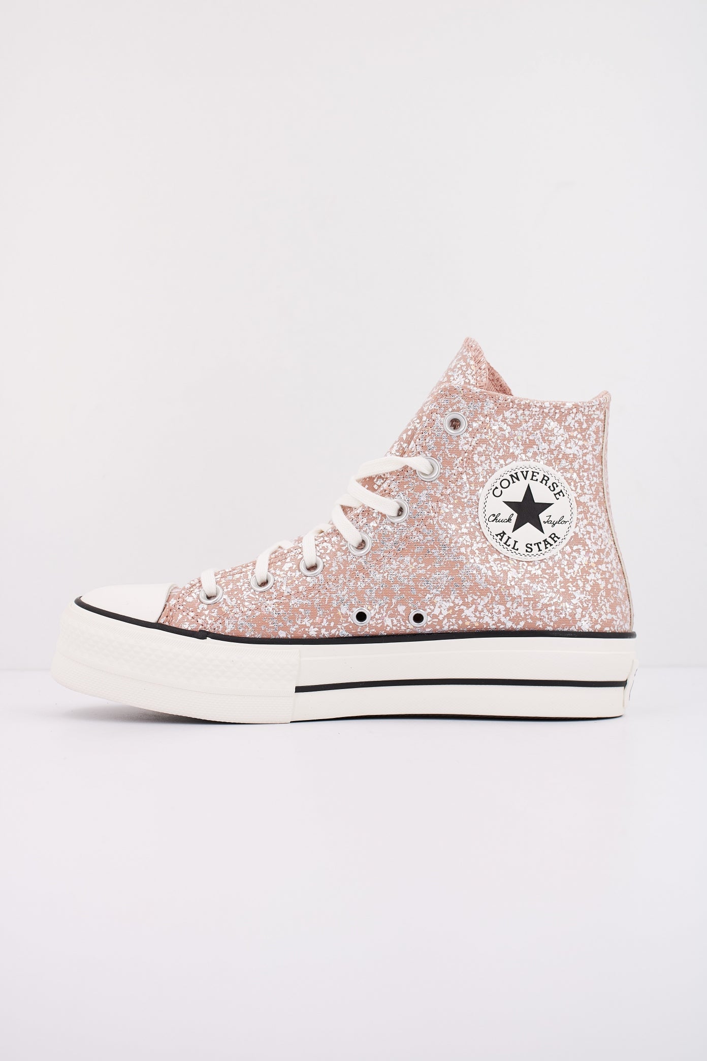 CONVERSE CHUCK TAYLOR ALL STAR LIFT PLATFORM GLITTER en color MARRON  (1)