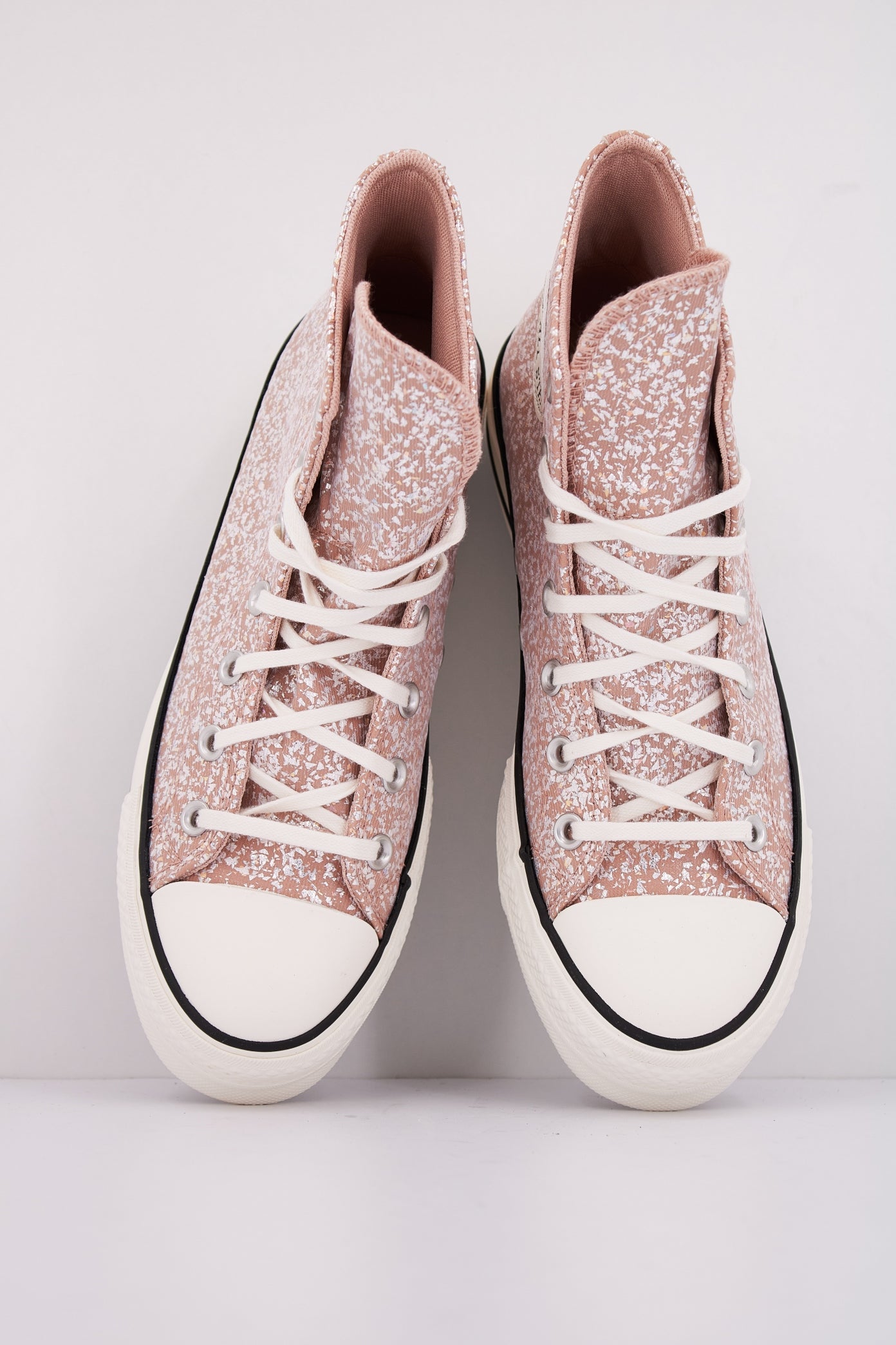 CONVERSE CHUCK TAYLOR ALL STAR LIFT PLATFORM GLITTER en color MARRON  (3)