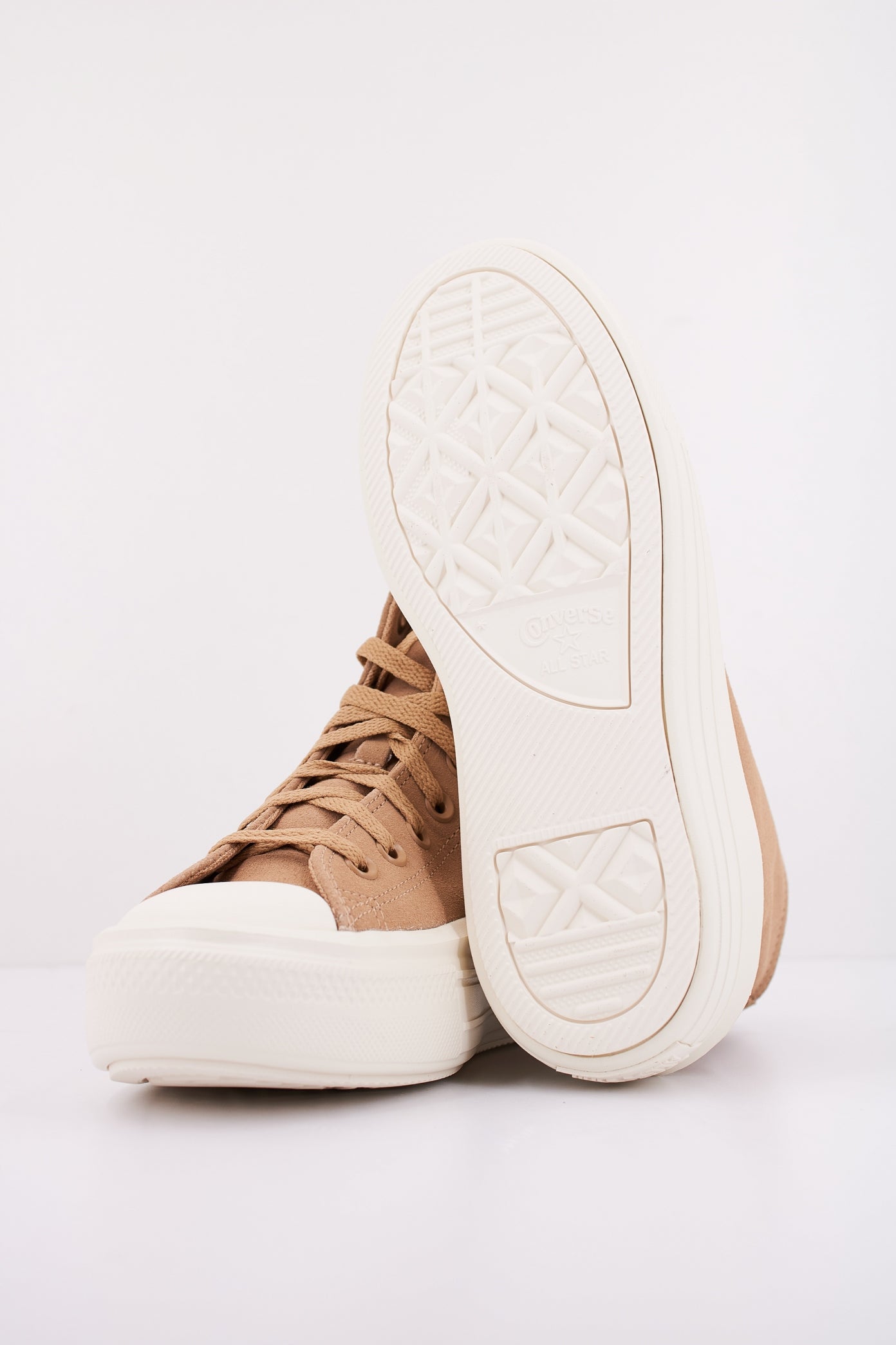 CONVERSE CHUCK TAYLOR ALL STAR MOVE PLATFORM COLORFUL SUEDE en color MARRON  (5)